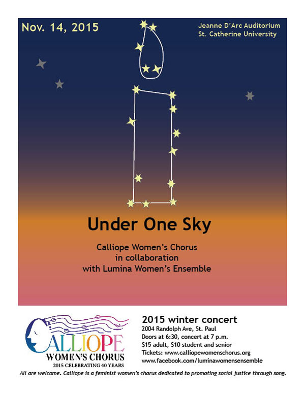 Under One Sky is Nov. 14 at St. Catherine University